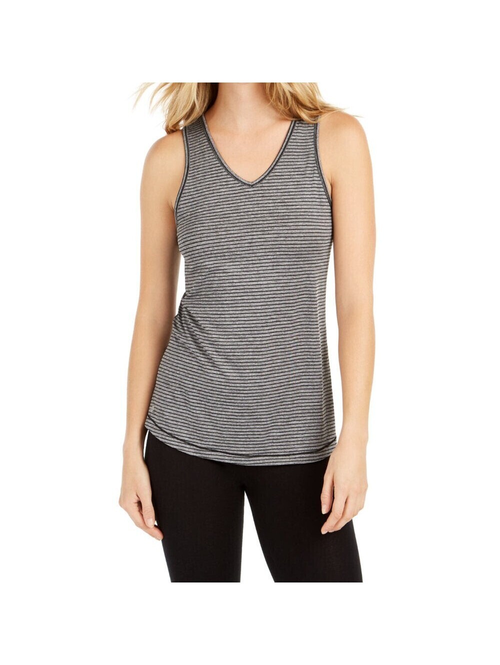 Ideology Womens Activewear Strappy Back Tank Top Size S
